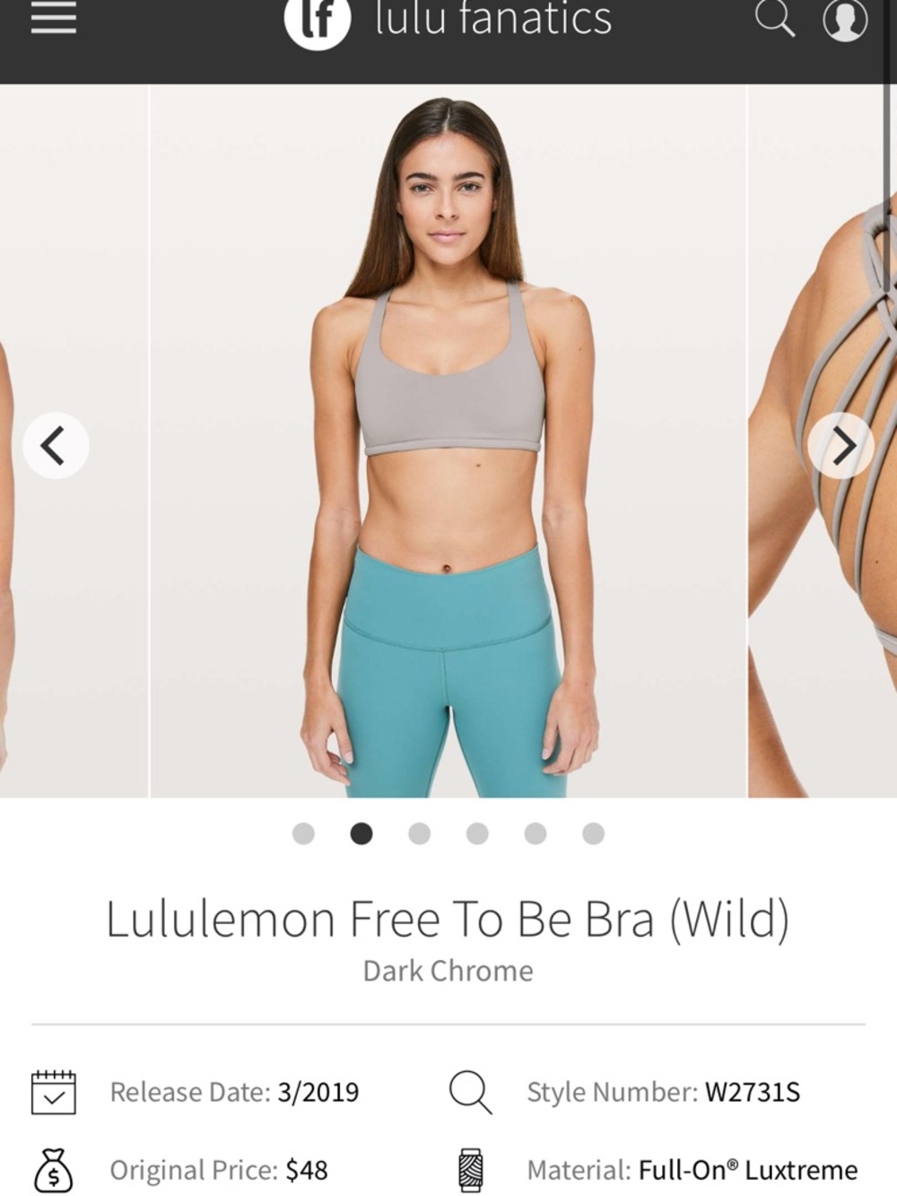 lululemon Free to be Bra (Wild)